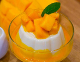 Coconut Mango Pudding
