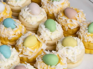 Easter Eggs Shortbread Macarons (10pcs)