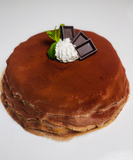 Double Chocolate Mille Crepe Cake