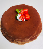 Strawberry Nutella Mille Crepe Cake
