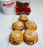 Strawberry Nutella Cream Puffs