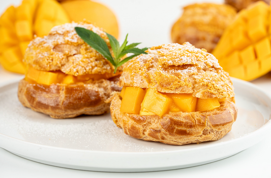 Mango Cream Puffs
